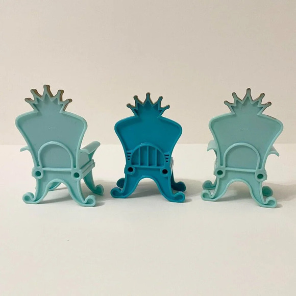 Fisher Price Little People Kingdom Castle Prince Chairs  Royal Throne Lot of 3 - Picture 3 of 11